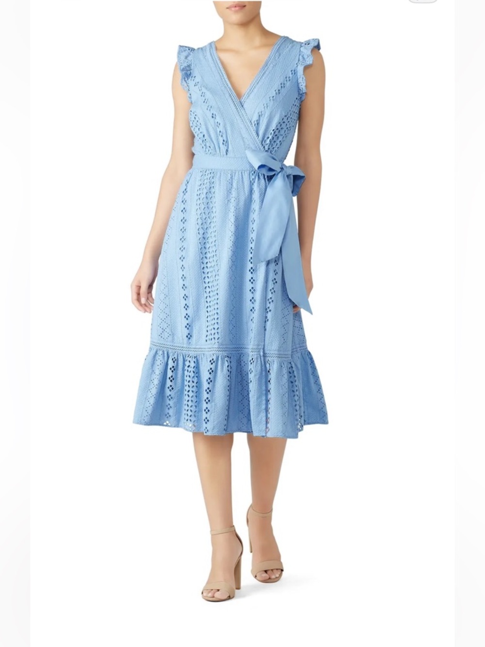 NWT J.Crew All Over Eyelet Wrap Dress